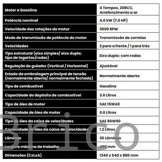 Segadora de Martillos - 208cc - 7Hp - BMFC01