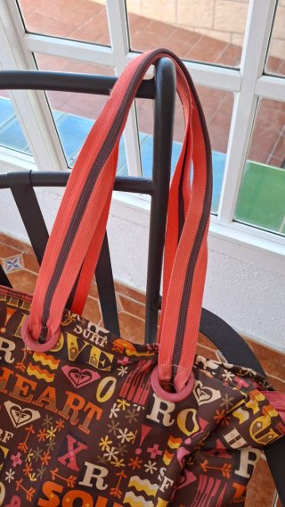 Bolso Roxy Marrón Multicolor