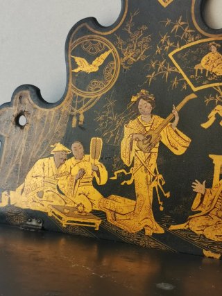 Estante antiguo lacado madera
