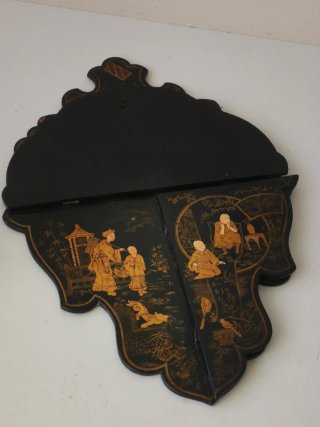 Estante antiguo lacado madera