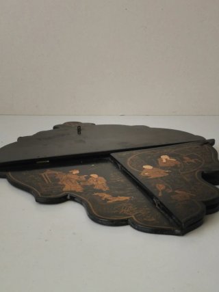 Estante antiguo lacado madera