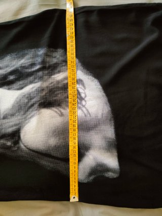 Vestido negro estampado mujer talla 36