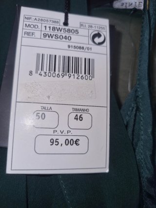 Camisa verde Síntesis nueva