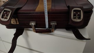 Maleta vintage de cuero