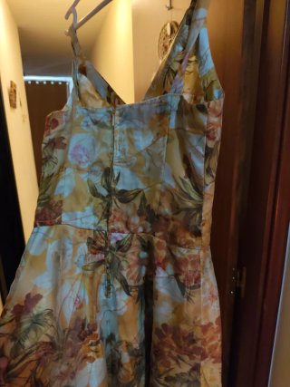 Vestido fiesta/coctel estampado floral