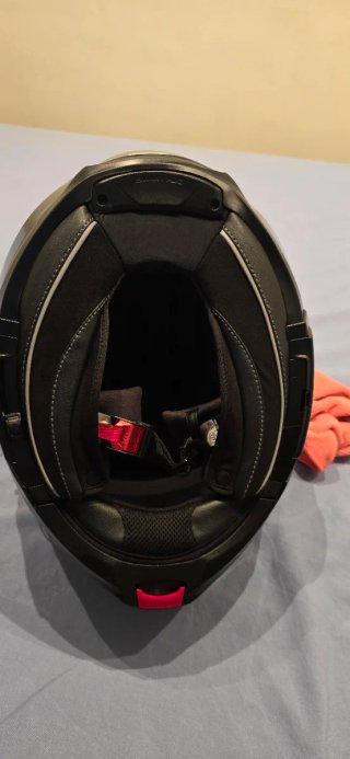 Casco de moto integral negro