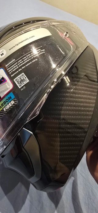 Casco de moto integral negro