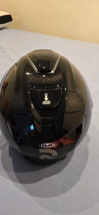 Casco de moto integral negro