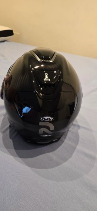 Casco de moto integral negro