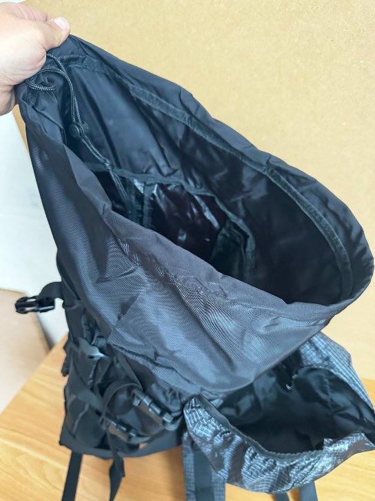 Mochila Trekking Senderismo 55L Negra/Gris
