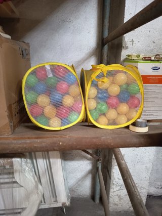 Bolas de colores para niños