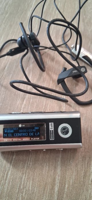 Reproductor MP3 LG FM11E Plata/Negro