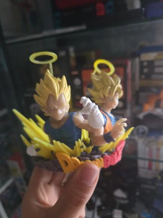Goku e Vegeta Super Saiyan action Figure dragon ba