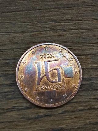 Moneda 2 céntimos Croacia 2023