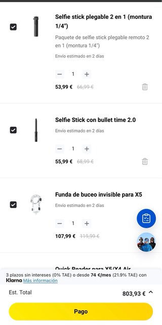 Insta360 X5 Pack Ultra Equipado - La mejor cámara