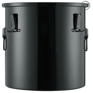 Cubo de Grasa para Freír, Caddy de Desecho de Aceite de 8 Gal, Cubo de Aceite de Acero Inoxidable con Recubrimiento a Prueba de Óxido, Contenedor de Transporte de Aceite con Tapa, Clips de Bloqueo...