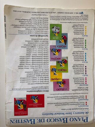 Piano Básico de Bastien Nivel Elemental