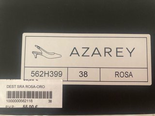 Zapatos destalonados Azarey rosas con pedrería