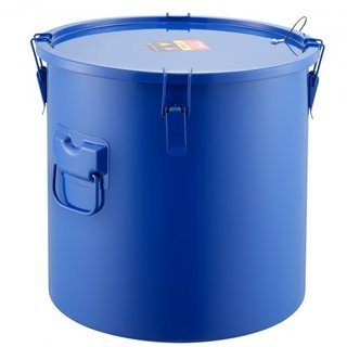 Cubo de Grasa para Freír, Caddy de Desecho de Aceite de 8 Gal, Cubo de Aceite para Freír de Acero al Carbono con Recubrimiento a Prueba de Óxido, Contenedor de Transporte de Aceite con Tapa, Clips...