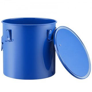 Cubo de Grasa para Freír, Caddy de Desecho de Aceite de 8 Gal, Cubo de Aceite para Freír de Acero al Carbono con Recubrimiento a Prueba de Óxido, Contenedor de Transporte de Aceite con Tapa, Clips...