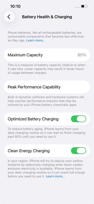 iPhone 13 256GB Negro - Batería 85%