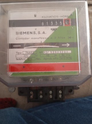 Contador Eléctrico Siemens Monofásico