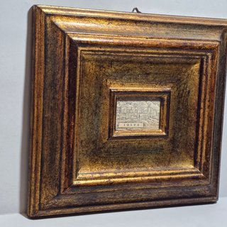 Xilografia Antica XVI Secolo Giosuè Iosve Cornice