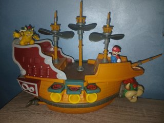 Barco Pirata Bowser Mario Bros
