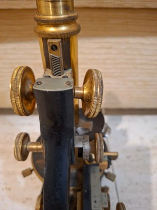 Microscopio Antiguo Ernst Leitz Wetzlar siglo XIX