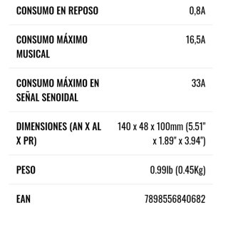 Etapa de potencia Taramps TS 400x4