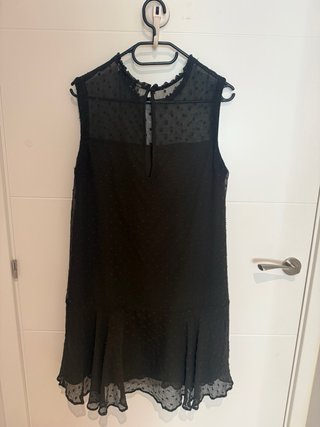 Vestido Zara Transparencias MarronTalla M