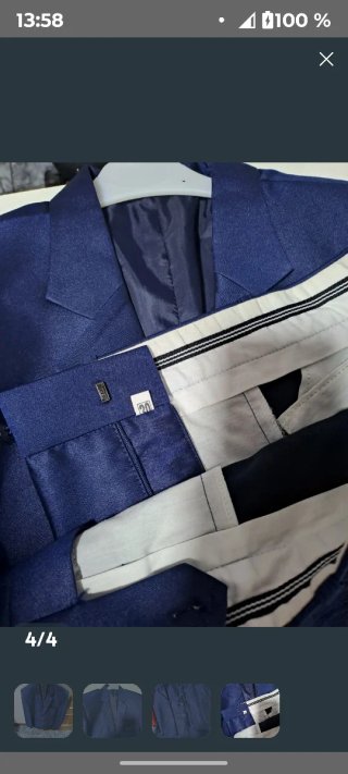 Traje Azul Talla S