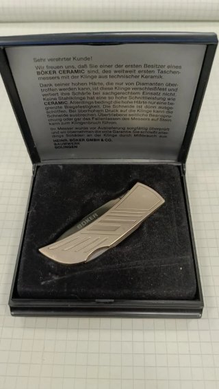 Boker Ceramic 2030 vintage titanio ceramica
