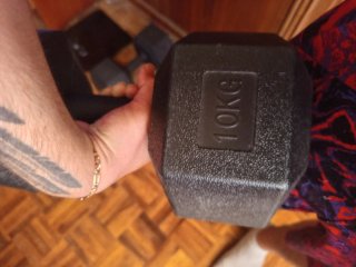 2 Pesas hexagonales 10kg