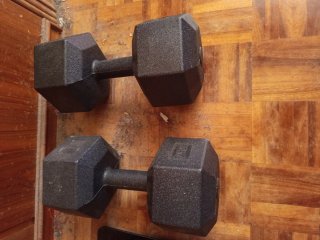 2 Pesas hexagonales 10kg