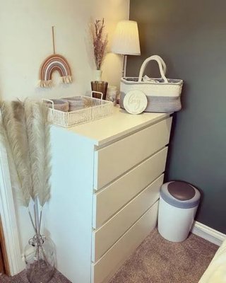 Cómoda Malm Ikea Blanca