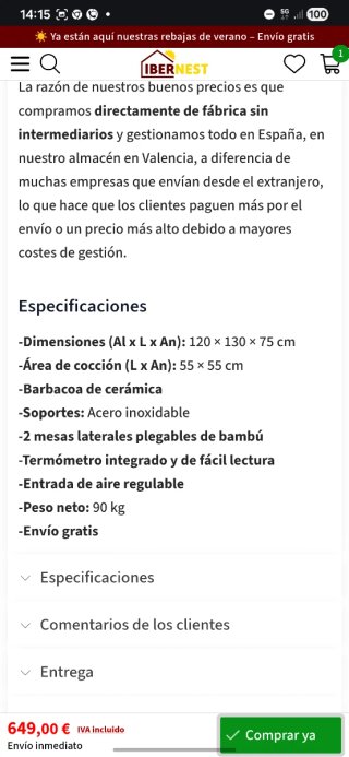 Barbacoa KAMADO AU 21