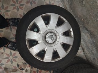 4 LLANTAS CITROEN PEUGEOT CON NEUMATICOS 205 55 16