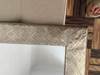 Espejo Zara Home Dorado/Plateado 50x50