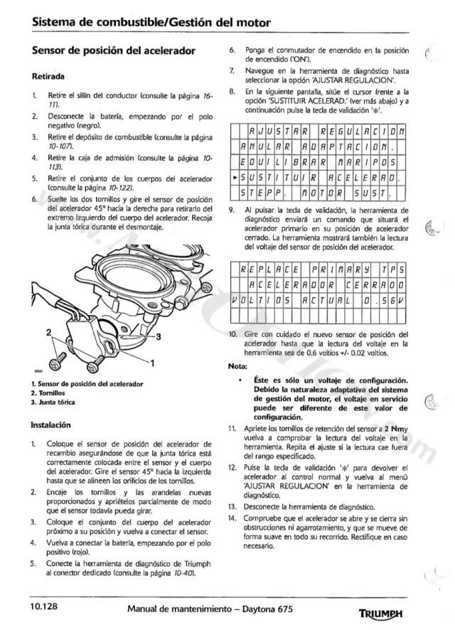Manual de Taller Triumph DAYTONA 2008