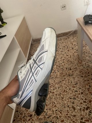 Asics Gel Kinetic Gris Blanco