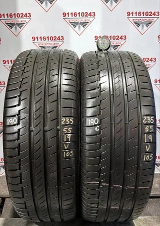 235 55 19 V CONTINENTAL RUEDA AL 90% VIDA UTIL