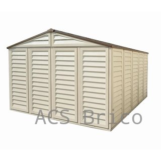 Caseta PVC Woodbridge Plus 405x324x233 cm - Duramax