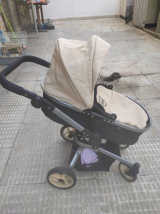 Carro de muñecas Miyo beige