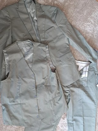 Traje 3 piezas hombre + zapatos talla43