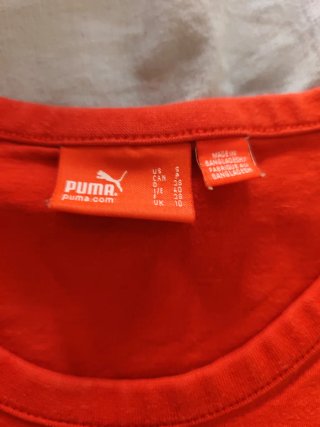 Camiseta sin mangas Puma roja