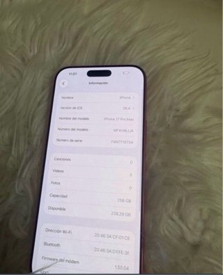 iPhone 17 Pro Max 256GB Naranja