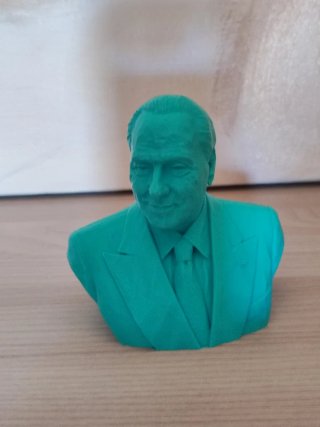 Busto Silvio Berlusconi Pop Art