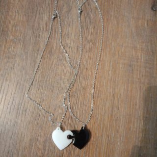 Collane di coppia cuore Puzzle
