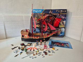 Barco Pirata de Playmobil CON CAJA Y COMPLETO